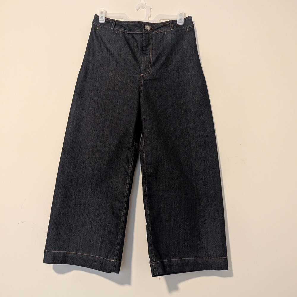 Maeve, Wide-Leg Denim Jeans